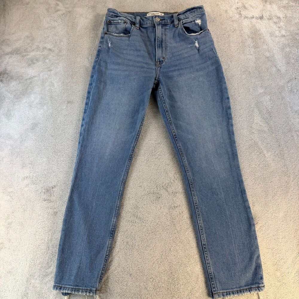 Abercrombie & Fitch The Skinny High Rise Jeans 27 Light Wash 4R
